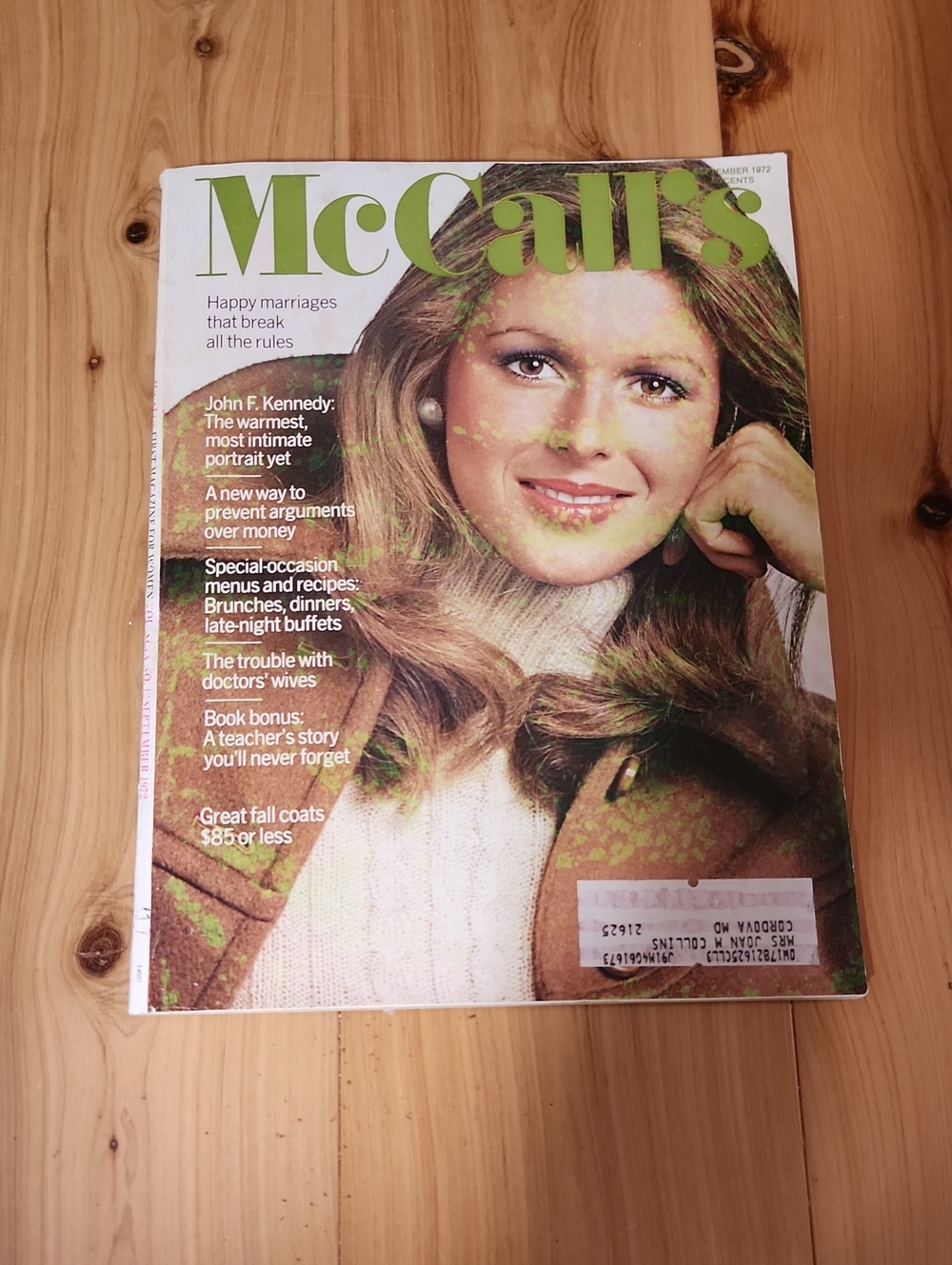 McCalls Magazine Septwmber 1972